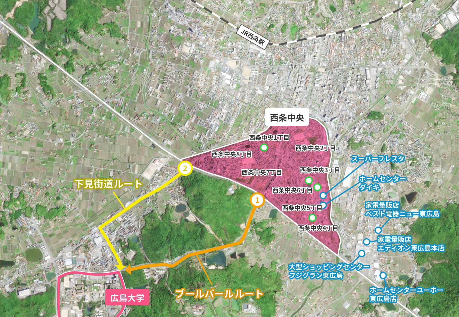 広島大学 自転車で10分ちょっと！ 人気物件をご紹介